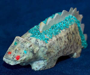 Old Man Leonard Halate (deceased) Zuni Fetish Carvings